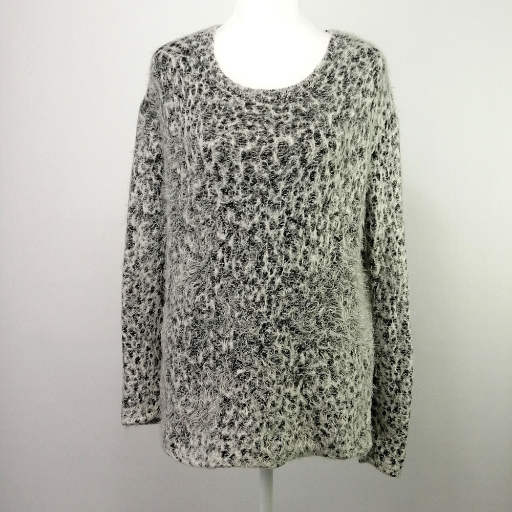 Me To We Loose Fit Furry Sweater